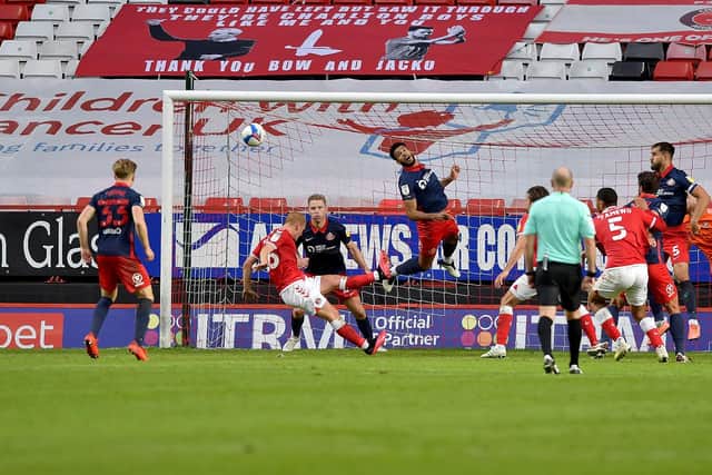 This late header from Jordan Willis drew special praise from manager Phil Parkinson