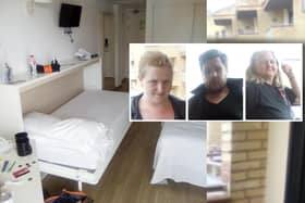 Hannah Richmond, Matthew Cain and Margaret Smith have been confined to a hotel room.