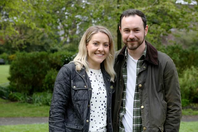 Amy Donaldson and Lee Stephenson are making plans for their wedding as he recovered from a cardiac arrest in March last year.