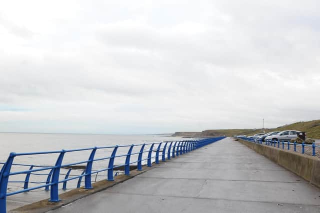 A man was attacked while out walking near Hendon beach promenade.