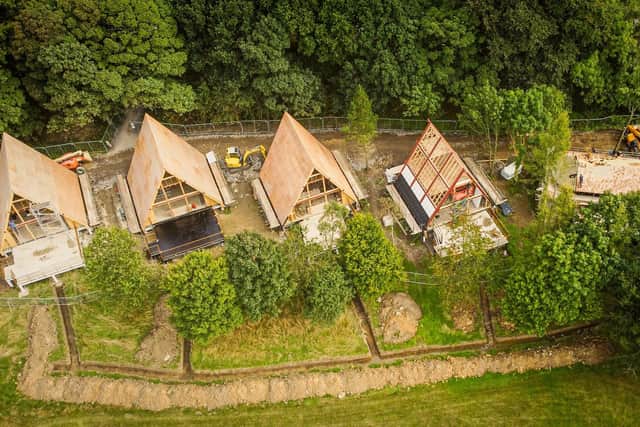 Work has started on five new treehouses