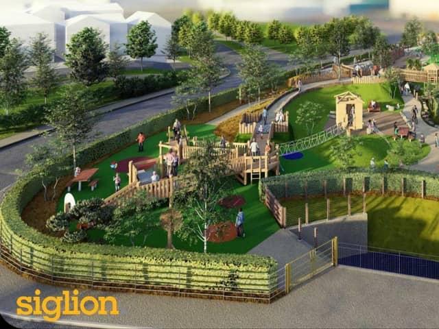 CGI image of how new outdoor children's play park in Seaburn could look Credit: Sunderland City Council / Siglion