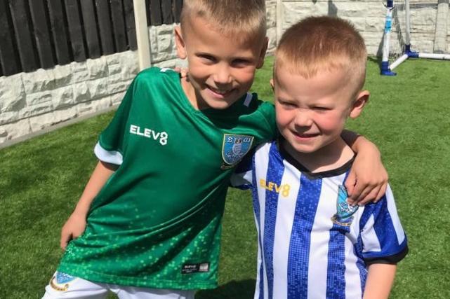 Ryan Markham submitted this photo of Riley and Lewis Markham in their Wednesday kits.