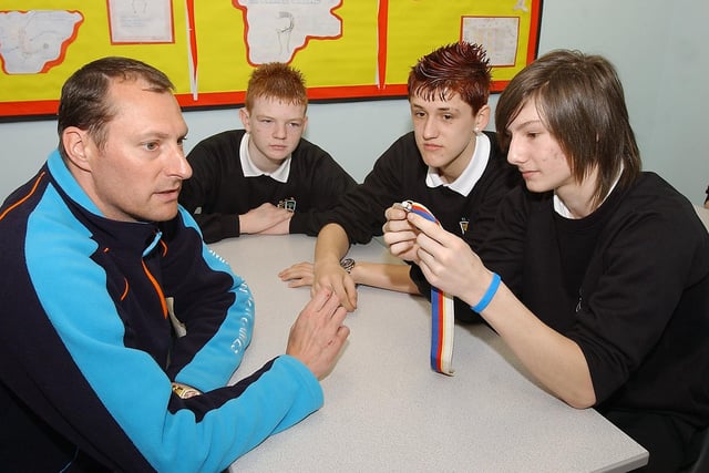 Nick Gillingham was in the area when he paid a visit to Houghton Kepier School in 2006.