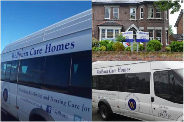 Photos of the bus shared by the Glenholme House Care Home as they joined police in appealing for help to find its stolen minibus.
