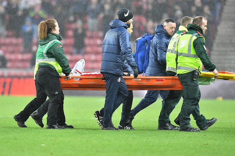 The full-back was stretchered off during Sunderland's 3-0 defeat against Coventry in December and is set to miss the rest of the season with a knee injury.