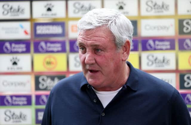 Steve Bruce before the game at Vicarage Road.