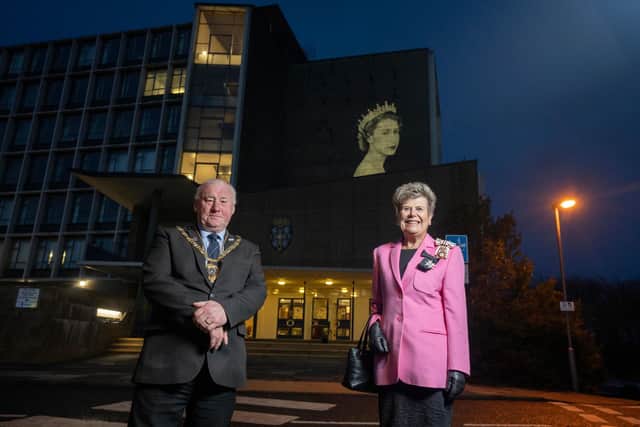 Cllr Watts Stelling, chairman of Durham County Council, and Sue Snowdon, Her Majesty's Lord-Lieutenant of County Durham