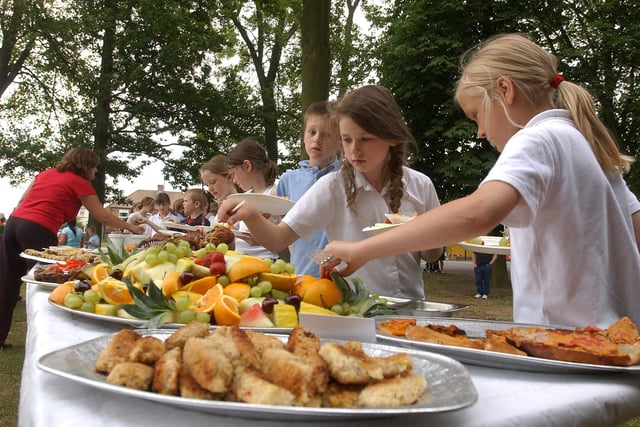 Year 3 pupils worked on a healthy eating topic in 2006 and it led to an open-air performance followed by a feast. Were you a part of it?