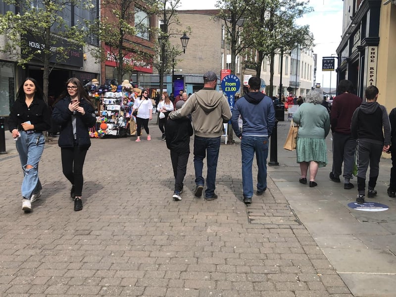 At around 3pm the streets felt very full.