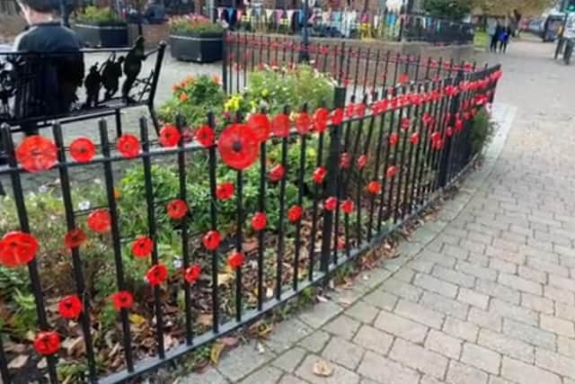 A sea of poppies is adding an extra special touch to Remembrance commemorations in Southwick this year