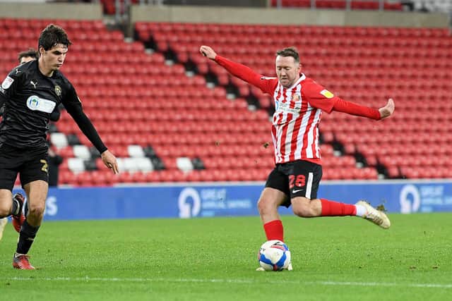 Aiden McGeady made his first Sunderland appearance of 2020 on Saturday