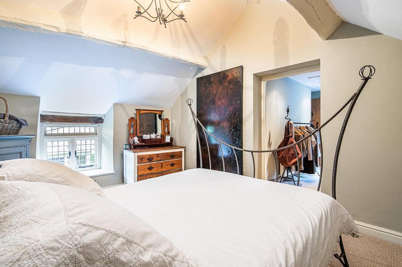 The main bedroom comes with its own dressing area and a luxury en suite.