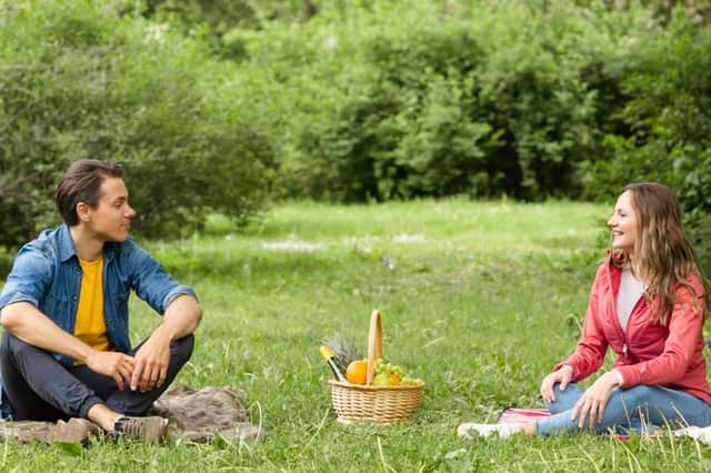 Picnics for two friends outdoors are now allowed. Photo: Shutterstock/Maksim Shmelijov