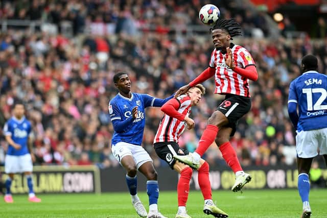Pierre Ekwah playing for Sunderland against Watford. Picture by FRANK REID