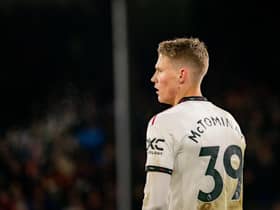 Newcastle United may be made to wait to sign Manchester United midfielder Scott McTominay  (Photo by Ash Donelon/Manchester United via Getty Images)