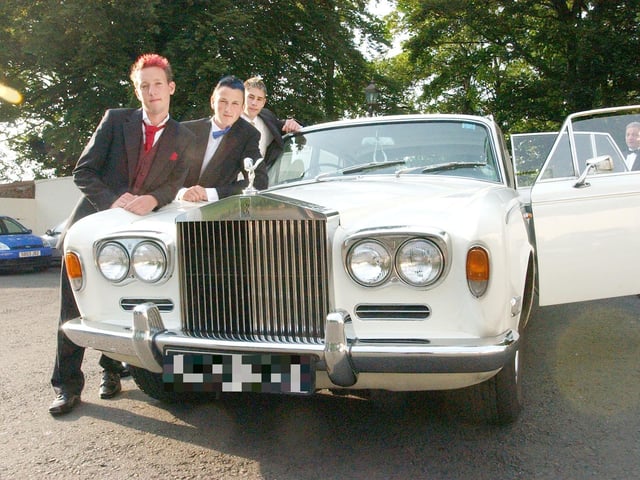 Back to 2006 for this Sandhill View prom scene. Students headed to Hallgarth Manor in Durham for their prom.