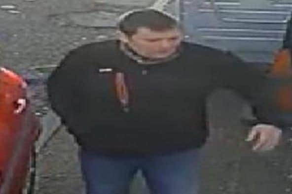 Police were able to identify Harrison after they circulated this CCTV image of him.