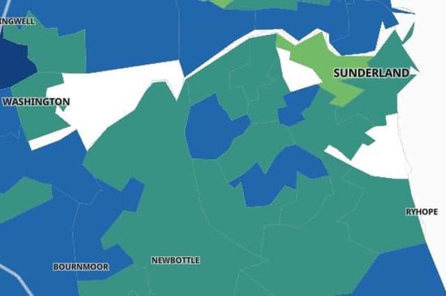 These are the areas of Sunderland that have seen the biggest jump in Covid-19 cases.