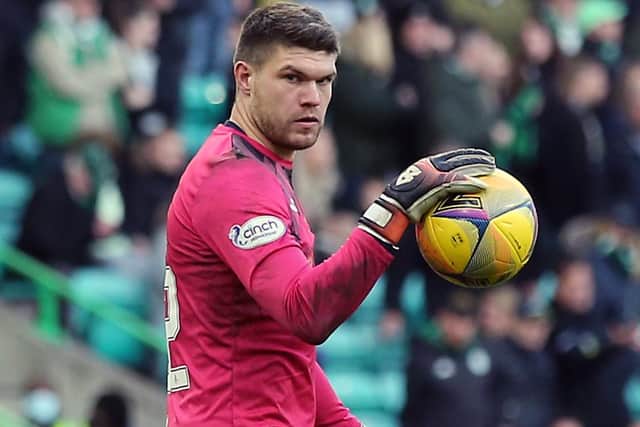 Livingston goalkeeper Max Stryjek. PA picture.