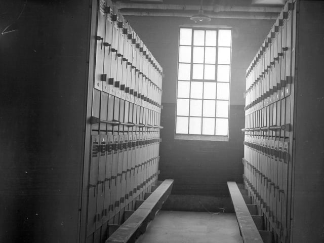 An undated Echo archive photo of the colliery baths.