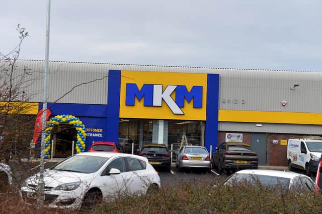 MKM Building Supplies on Ryhope Road in Sunderland.