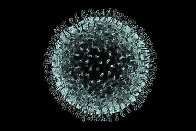 How the coronavirus cell looks under a microscope