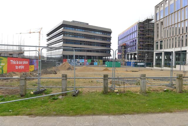 Riverside Sunderland waste land next to the City Hall is to be developed.