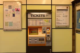 A Metro ticket machine
