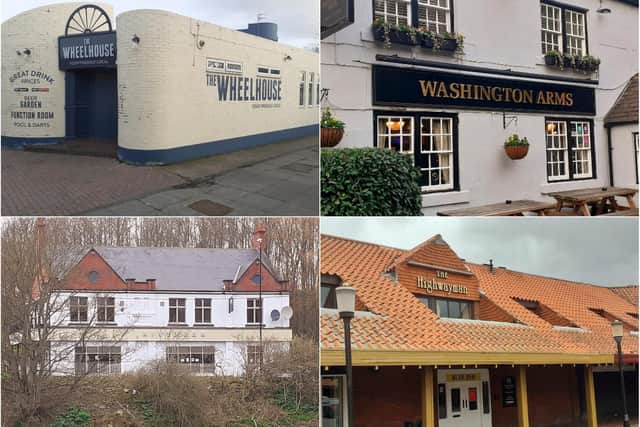 Clockwise from top left, the Wheelhouse, the Washington Arms, the Highwayman and the River Bar are among the Washington pubs opening with outdoor service on April 12.