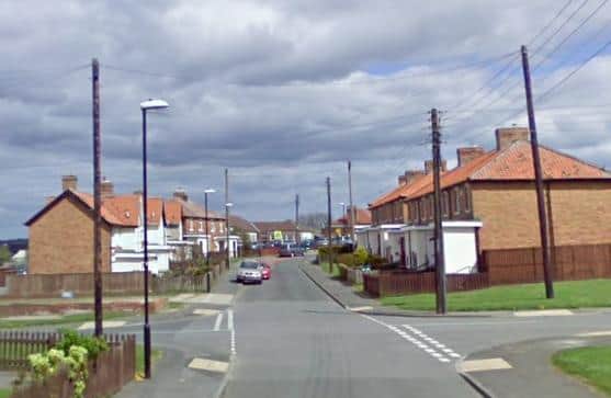 Police have launched an investigation after officers and residents were pelted with rocks and eggs in School Road, East Rainton, over the weekend.