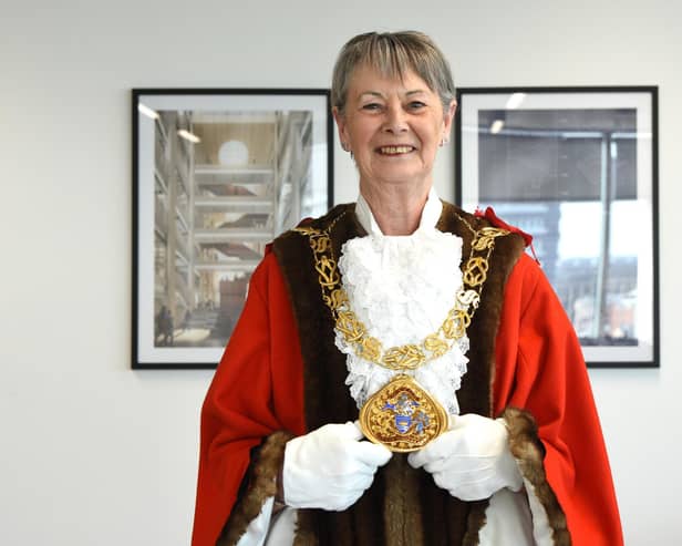 Mayor Of Sunderland Councillor Dorothy Trueman.