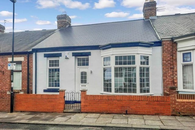 This cottage in Queens Crescent in the Barnes area of Sunderland is on the market for offers over £134,950.