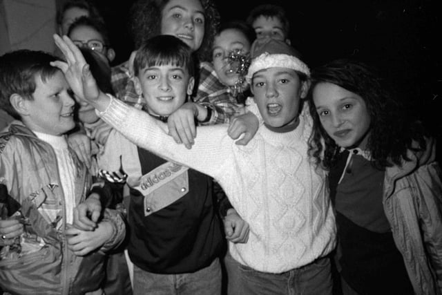 Children having fun at the Bentleys junior disco in 1990.