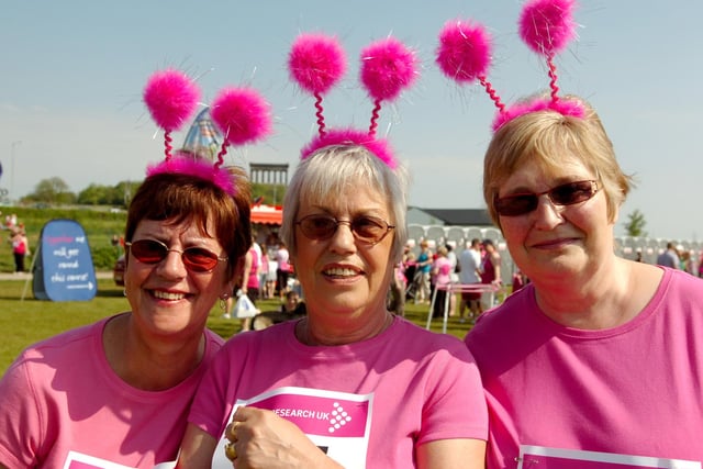 The Race for Life 2010 at Herrington Country Park and it's a great look for these runners.