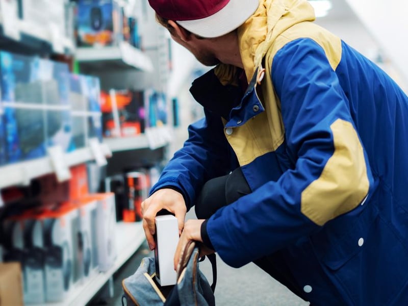 Stolen goods were the reason behind 1,987 searches.