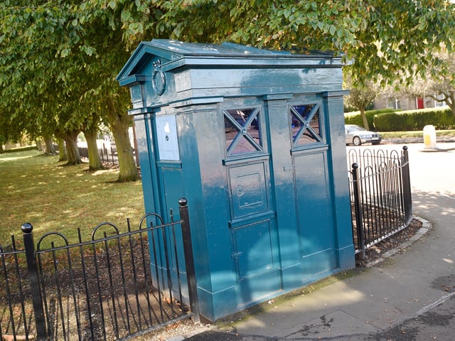 Ebenezer MacRae built more than 90 police boxes for the city of Edinburgh. These police boxes are unique to the city and many still remain on the streets today, despite being no longer used for their original purpose.