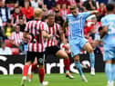Sunderland in action against Coventry City.