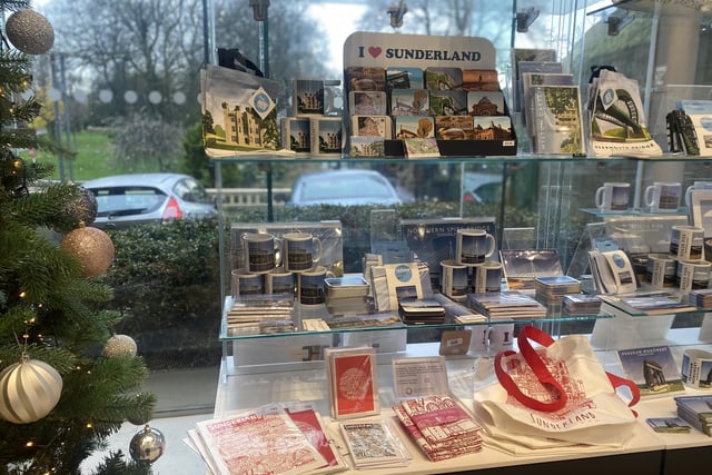 Sunderland Museum and Winter Gardens has a fantastic range of Sunderland-themed gifts in its shop, from tote bags and prints by Wearside artist Kathryn Robertson, to mugs and coasters.