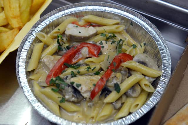 One of the pasta dishes which is currently available for takeaway