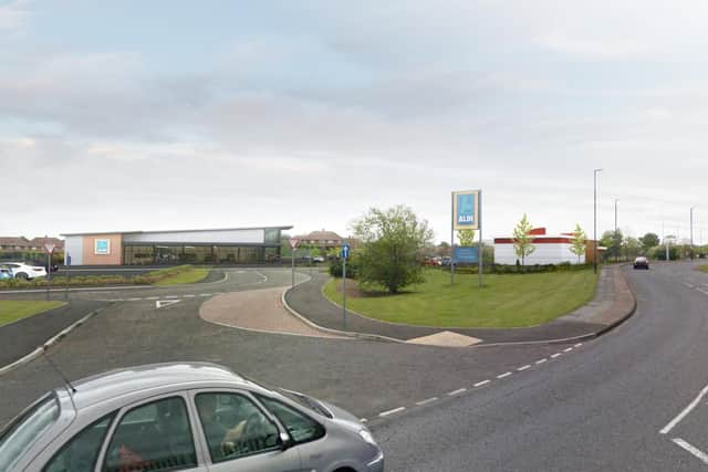 A CGI image released before work started on new Aldi store in Pennywell.