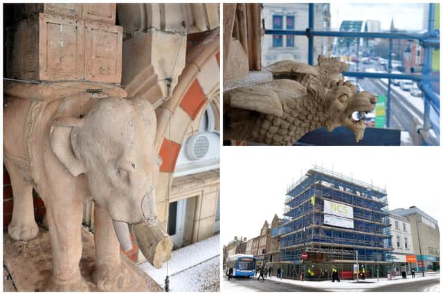 Restoration works are forging ahead at the Elephant Tearooms