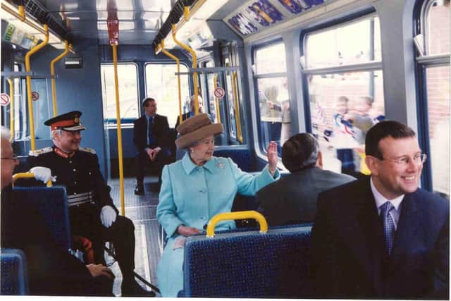 The Queen takes a Metro journey from Park Lane to Fellgate.