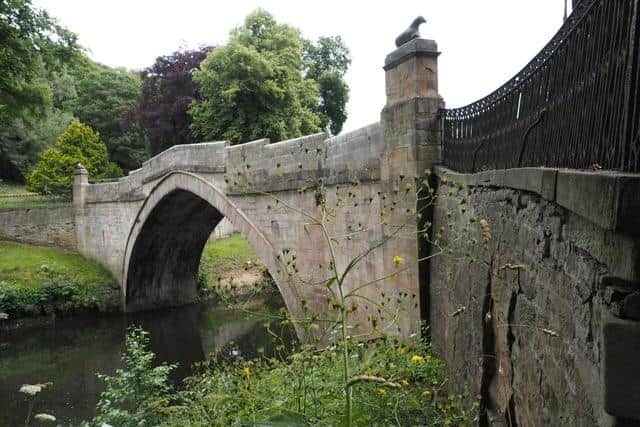 The impressive Lamb Bridge is one of the highlights of the estate
