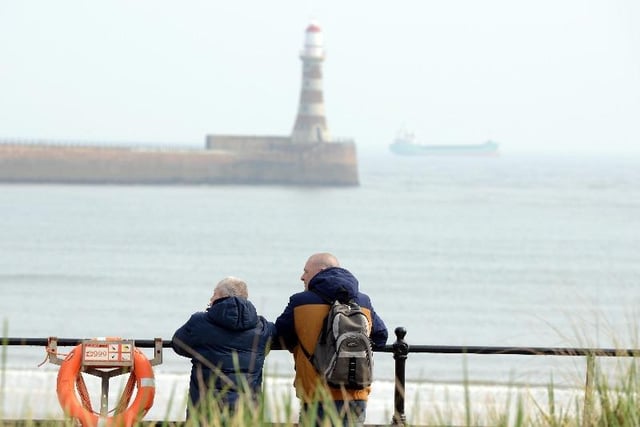 Good Friday at Roker Harbour in April 2020.