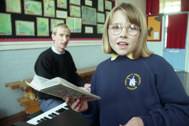 Nine-year-old Stephanie Smith, from Seaburn, was chosen to perform at Westminster Abbey for the St Thomas Lupus Trust Christmas concert. Remember this from 1997?