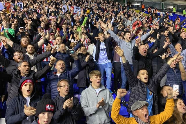 Sunderland fans at Birmingham City (Picture by FRANK REID)
