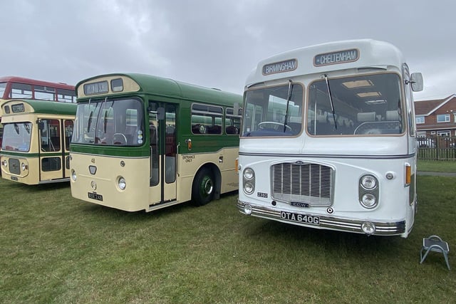 Vintage car and bus rally, held at Seaburn Recreational Ground.