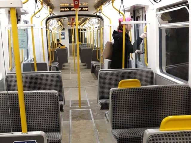 Metro passengers have reported quieter carriages during peak times as the number of coronavirus cases continues to rise. Photo by Echo reader James Davenport.