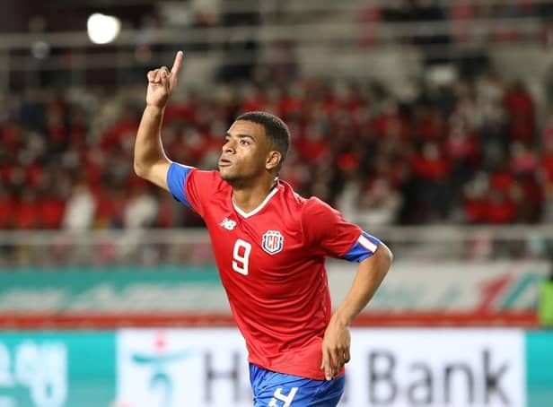 Jewison Bennette playing for Costa Rica. (Photo by Chung Sung-Jun/Getty Images)